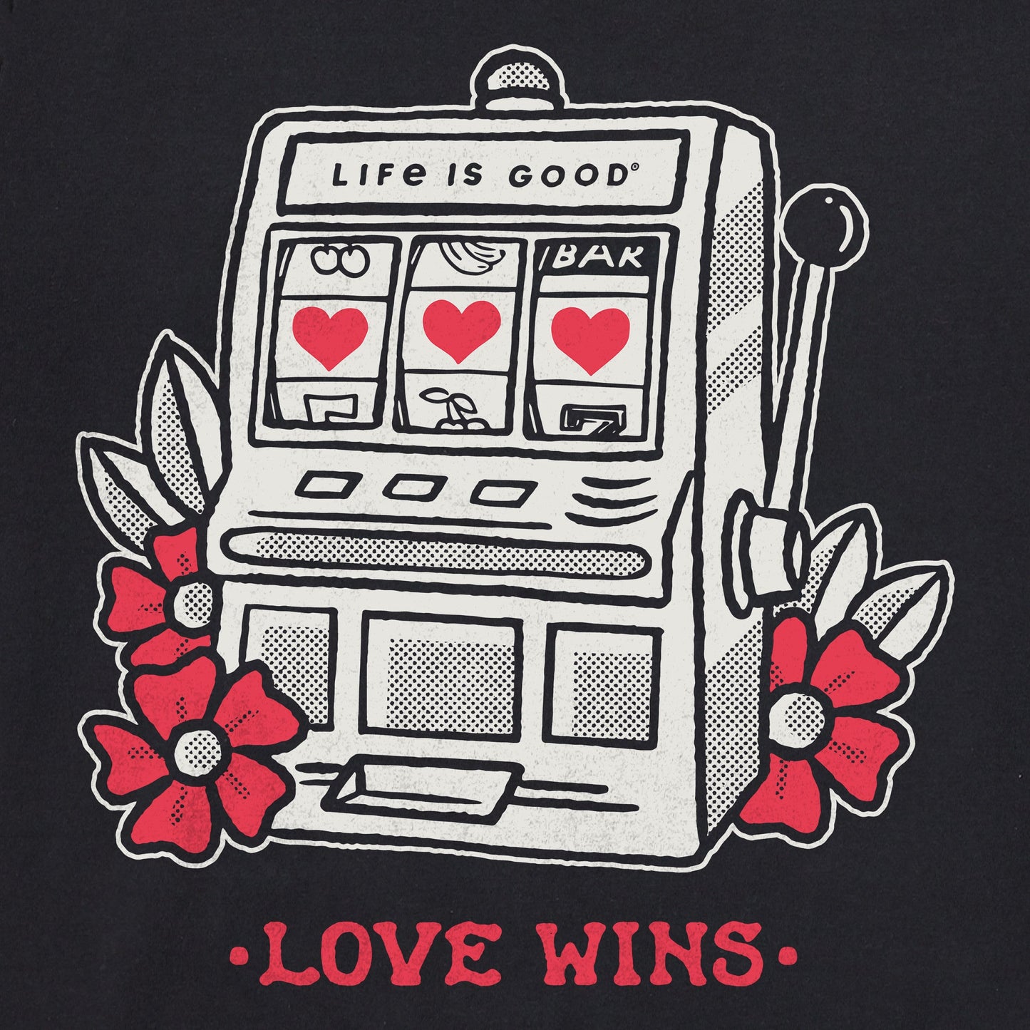 Men's Love Wins Slot Machine Short Sleeve Tee