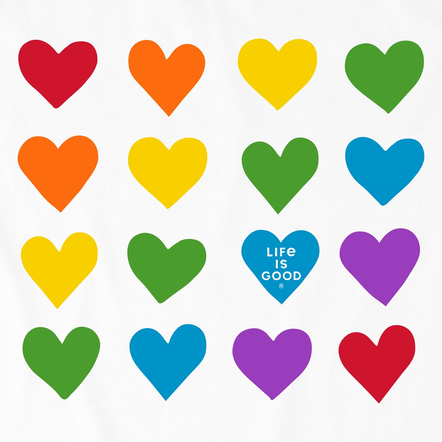 Men's Pride Hearts Short Sleeve Tee