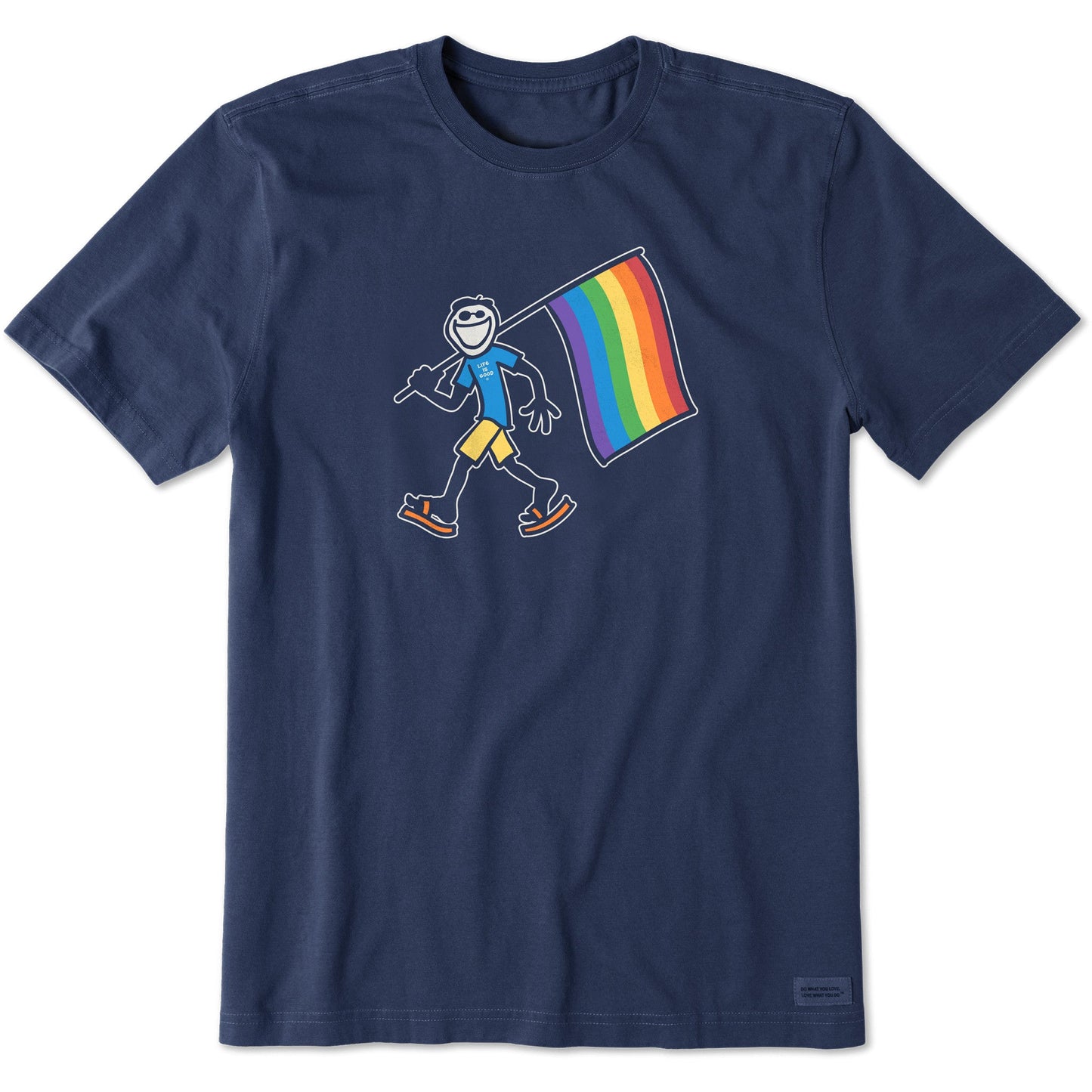 Men's Jake Carrying Pride Flag Short Sleeve Tee