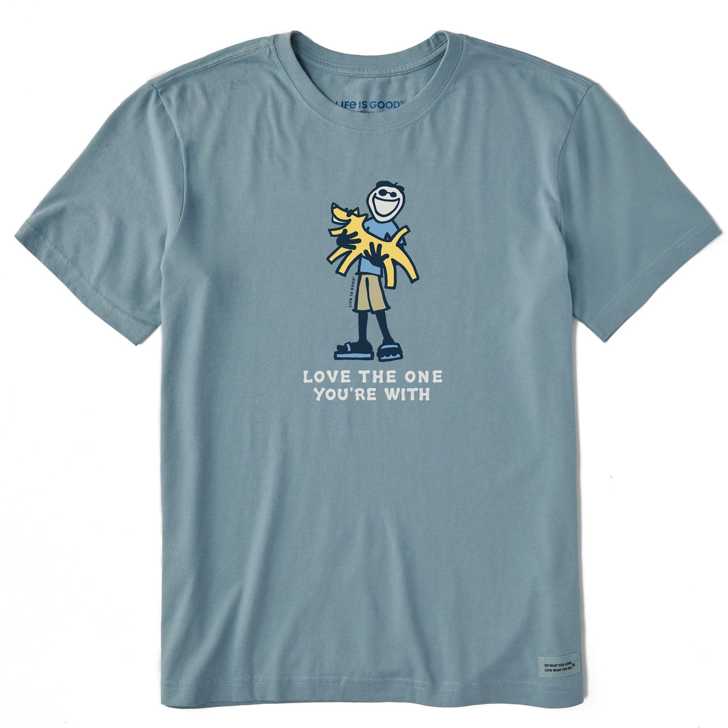 Men's Jake and Rocket Love the One You're With Short Sleeve Crusher Tee