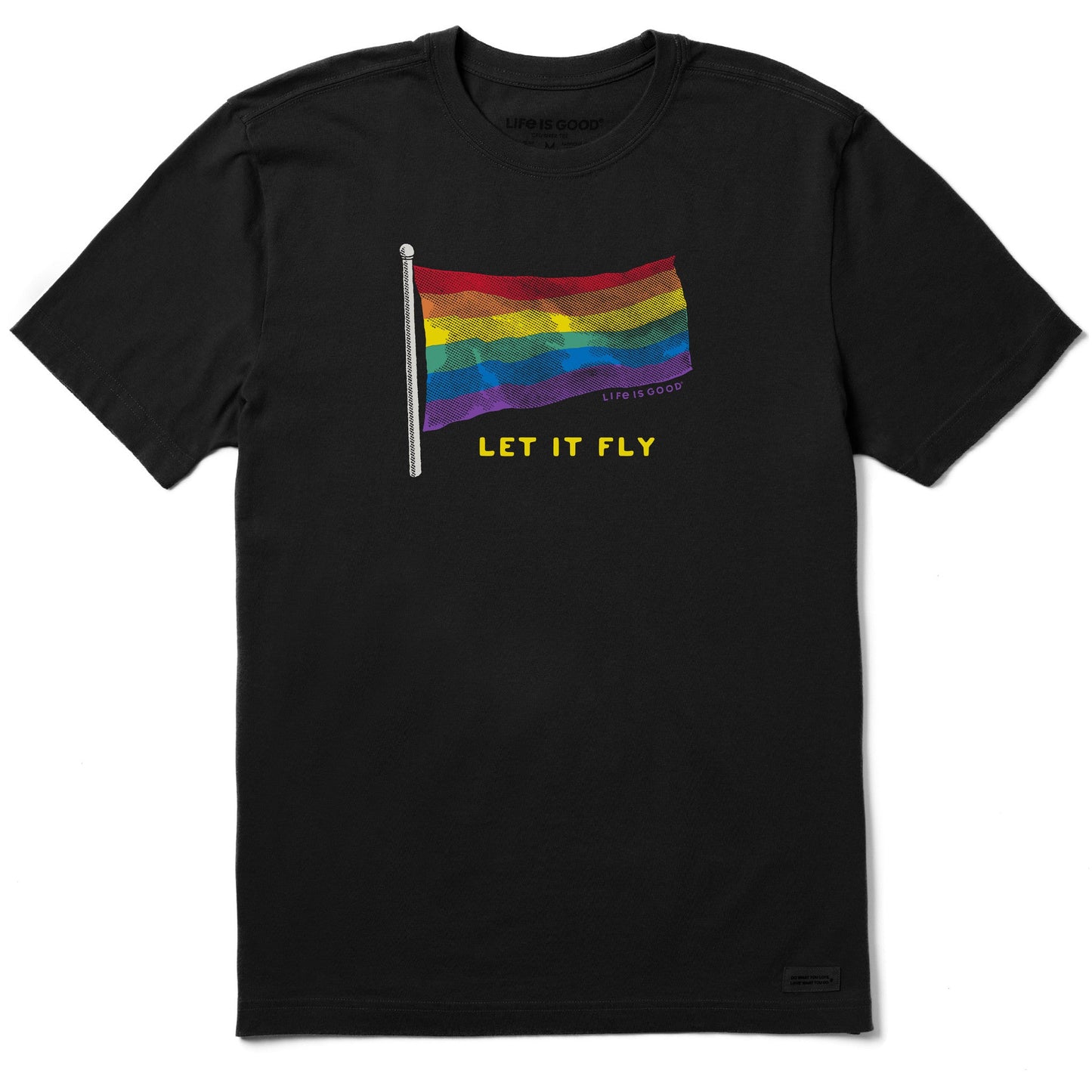 Men's Pride Flag Let it Fly Short Sleeve Tee