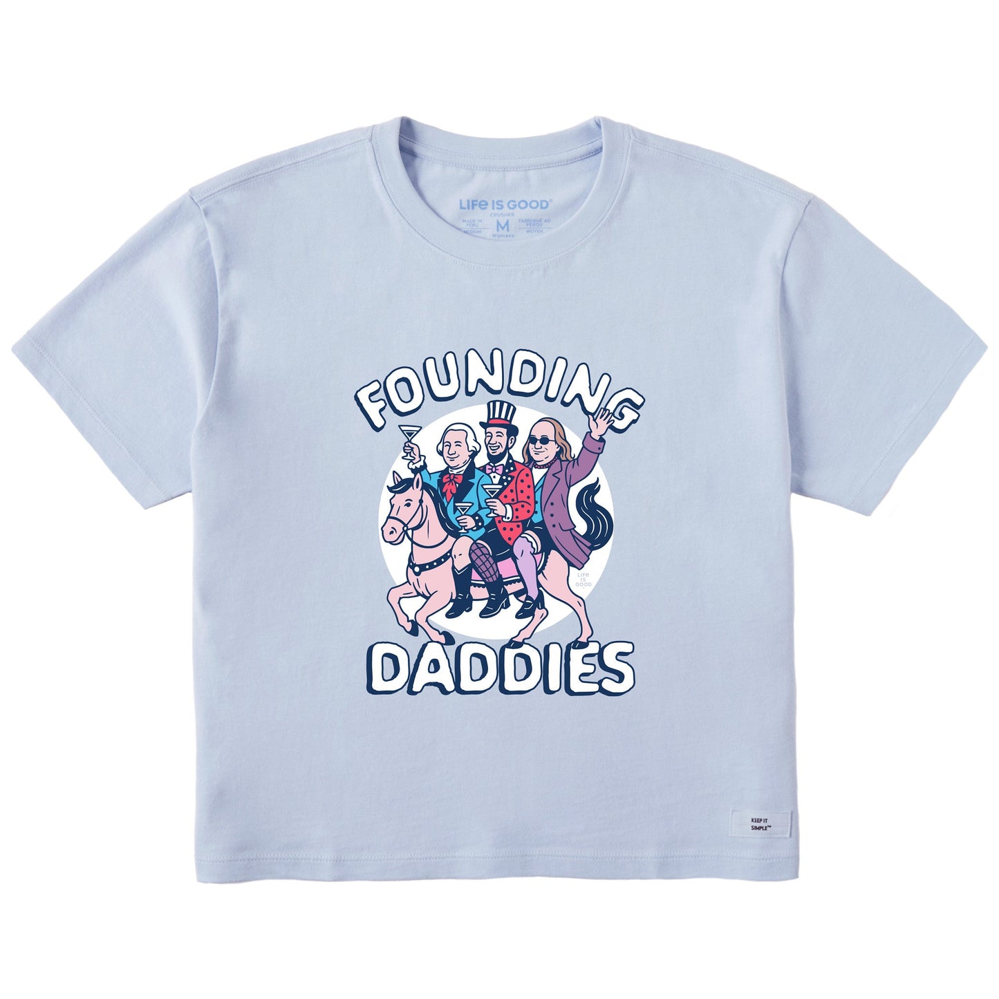 Women's Founding Daddies Short Sleeve Crusher Boxy Tee