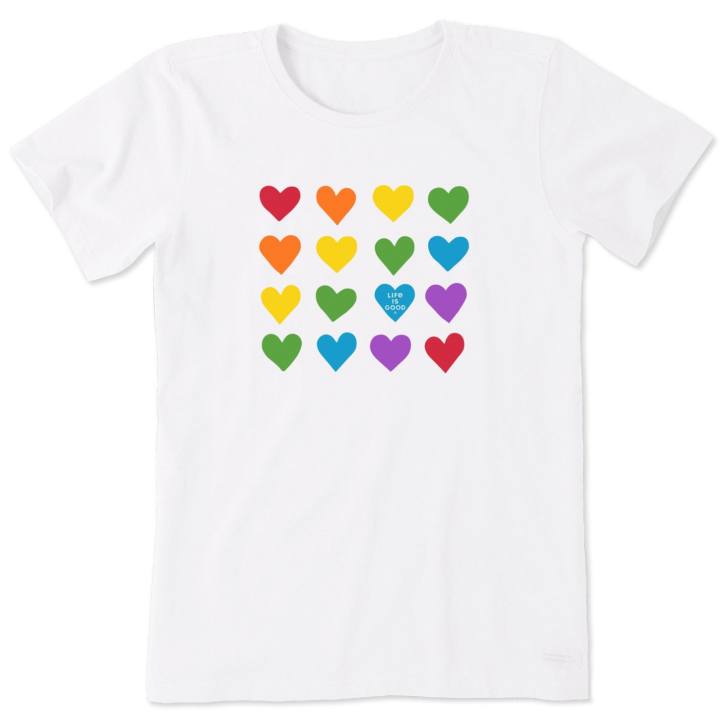 Women's Pride Hearts Short Sleeve Tee