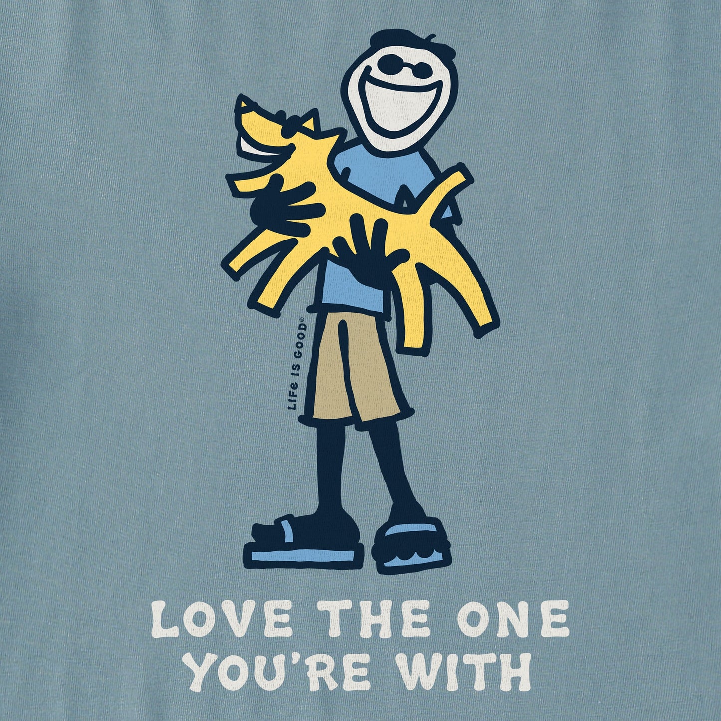 Women's Jake and Rocket Love the One You're With Short Sleeve Crusher Tee