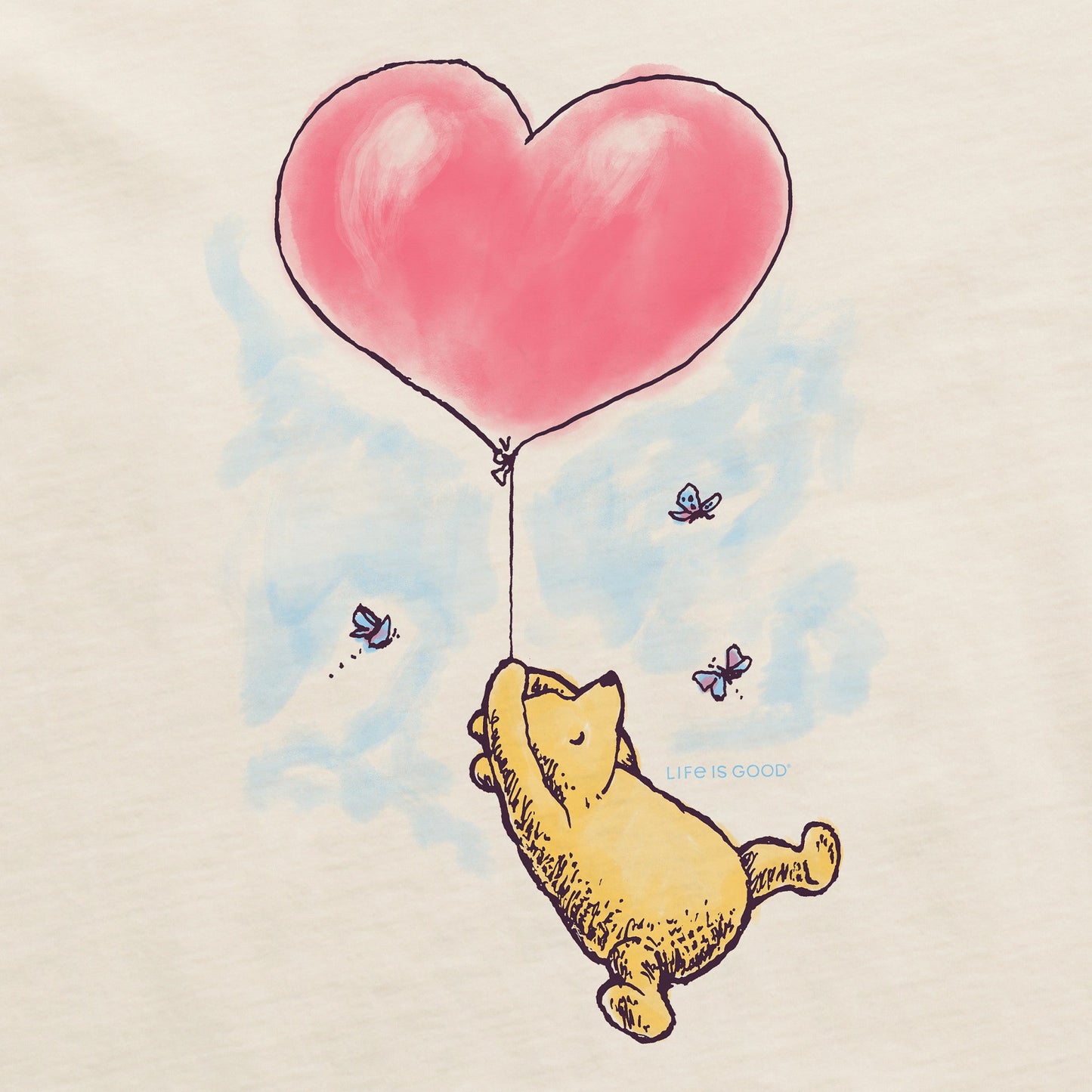 Women's Winnie Red Balloon Short Sleeve Crusher Tee