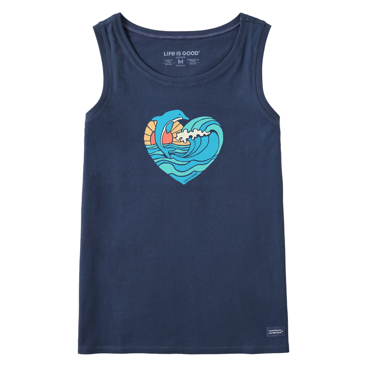 Women's Dolphin Wave Heart Crusher Tank