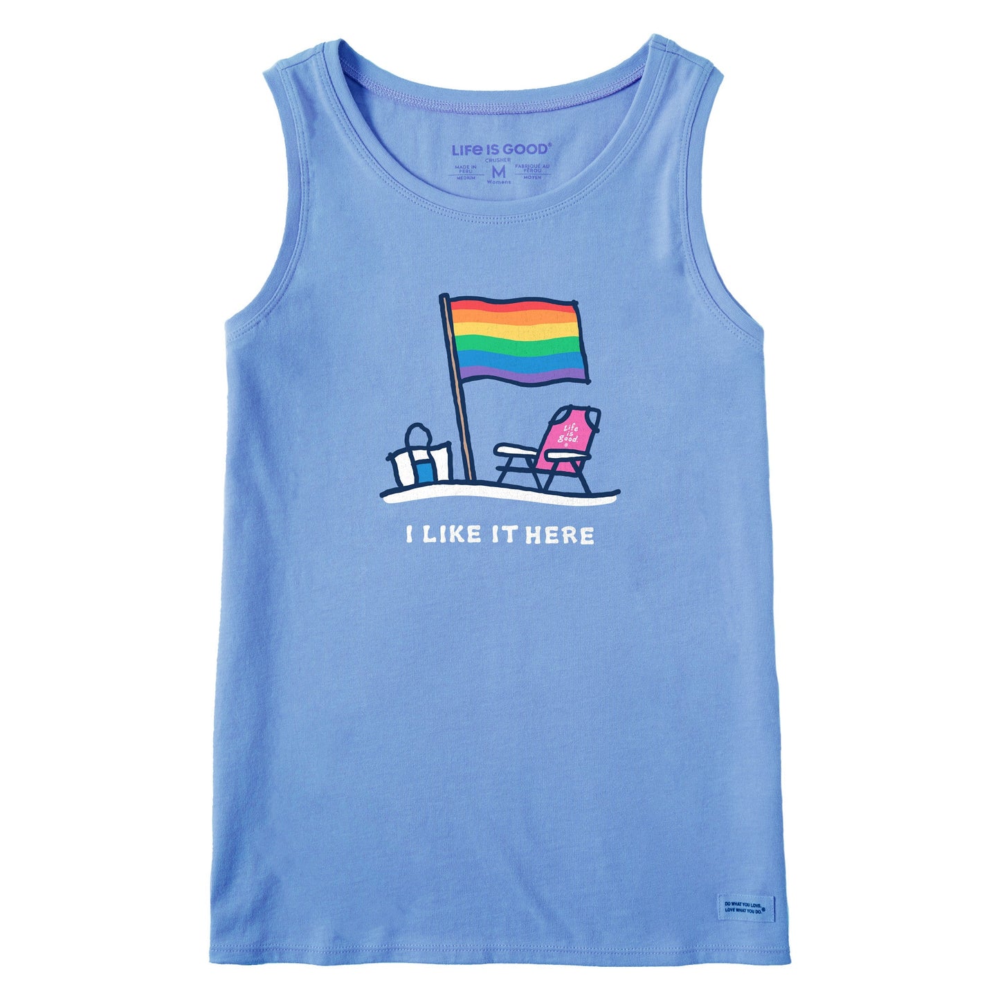 Women's Pride I Like it Here Crusher Tank