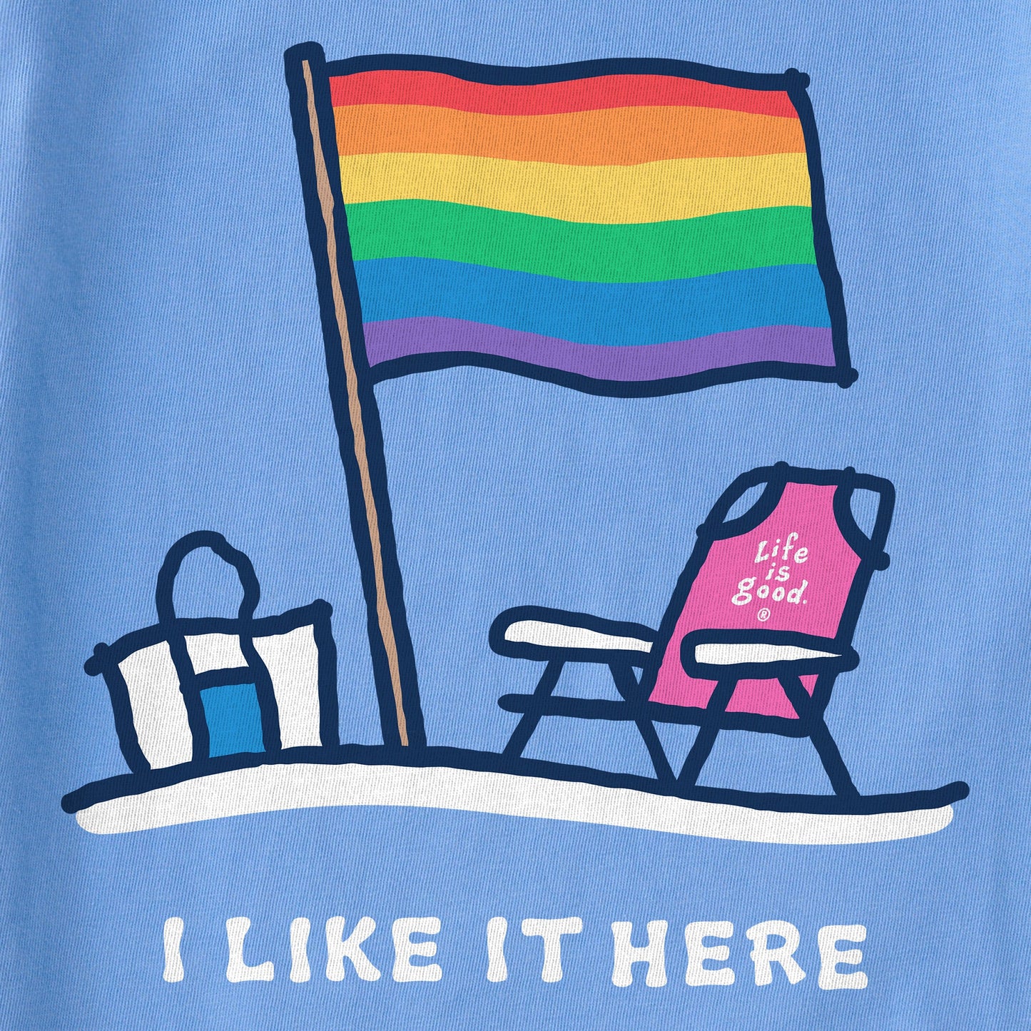 Women's Pride I Like it Here Crusher Tank