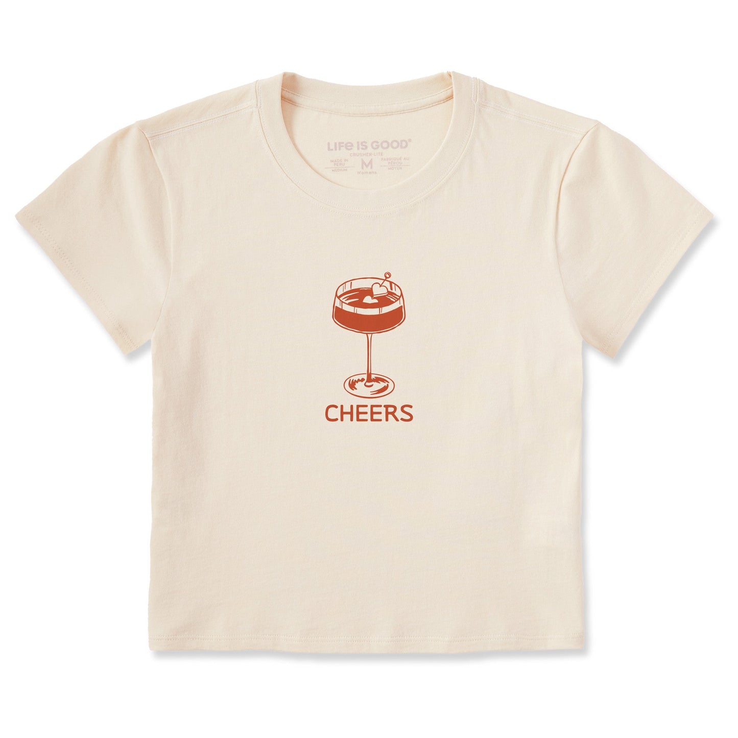 Women's Cheers Cocktail Crusher-LITE Shrunken Tee