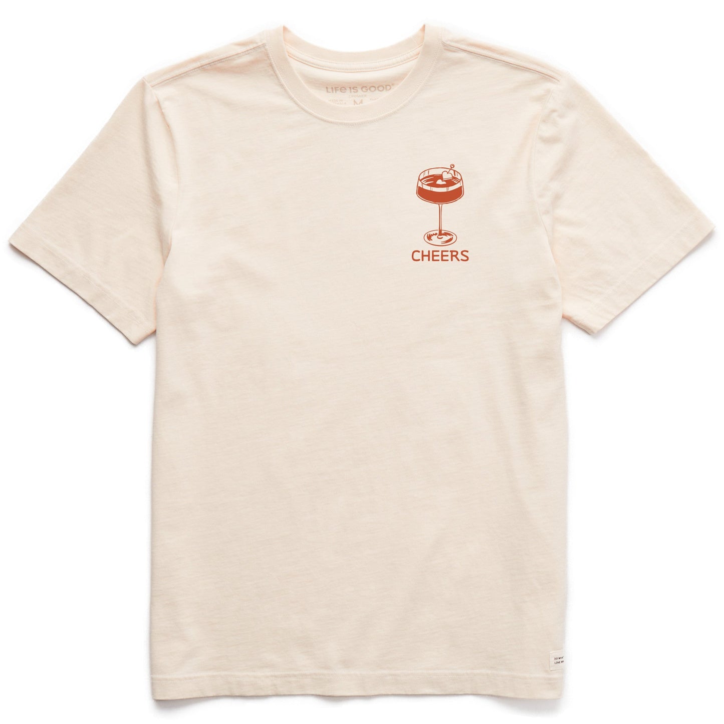 Men's Cheers Cocktail Short Sleeve Crusher Tee