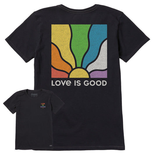 Women's Pride Rainbow Sunset Short Sleeve Tee