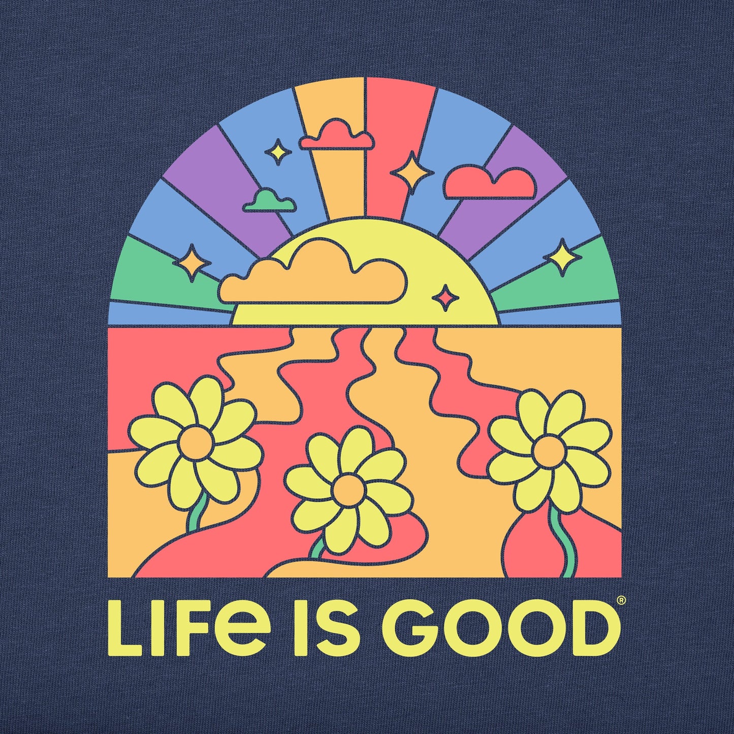 Women's Pride Floral Sunset Short Sleeve Tee