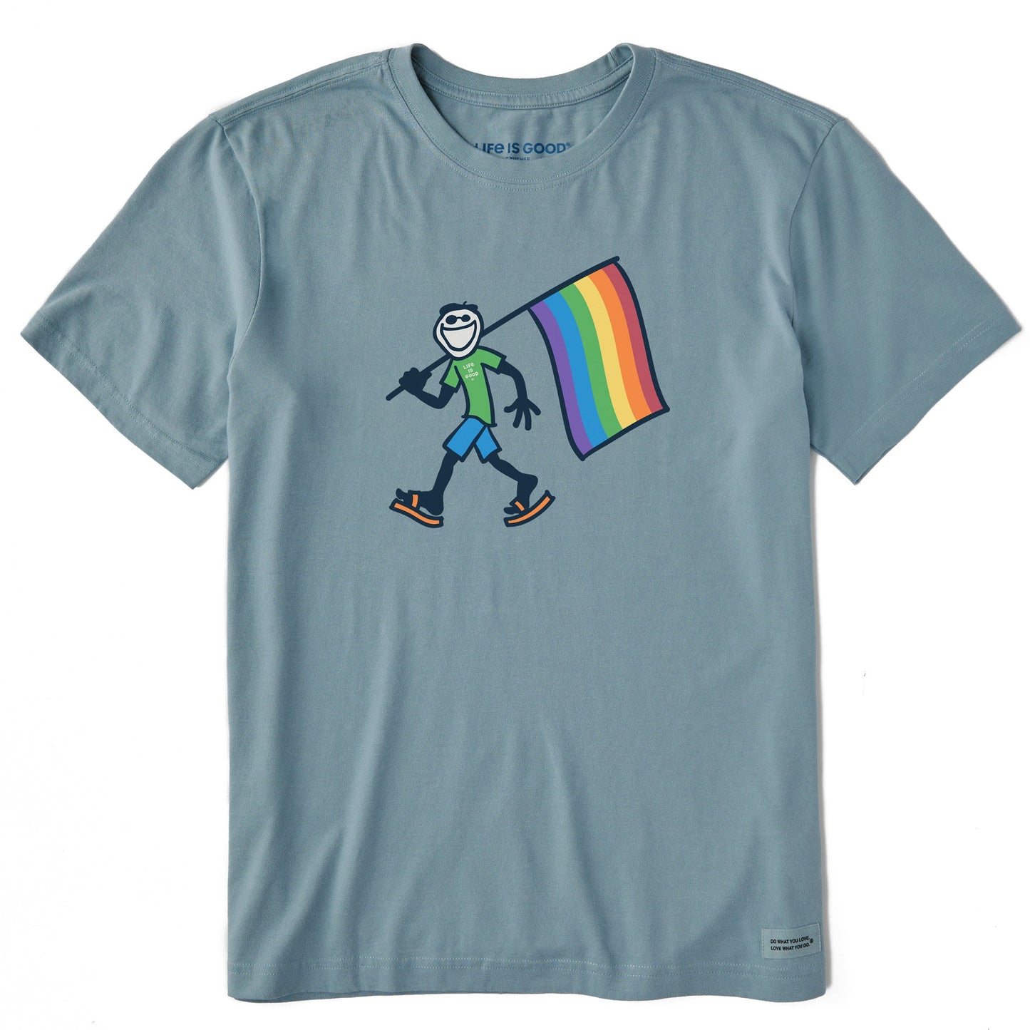 Men's Jake Carrying Pride Flag Short Sleeve Tee