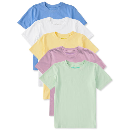 Kids Solid 5-Pack Crusher Tee  Multi 3