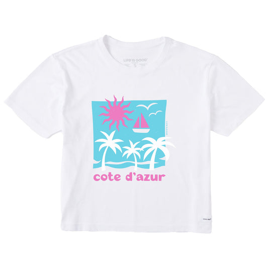 Women's Cote D'Azur Short Sleeve Crusher Boxy Tee