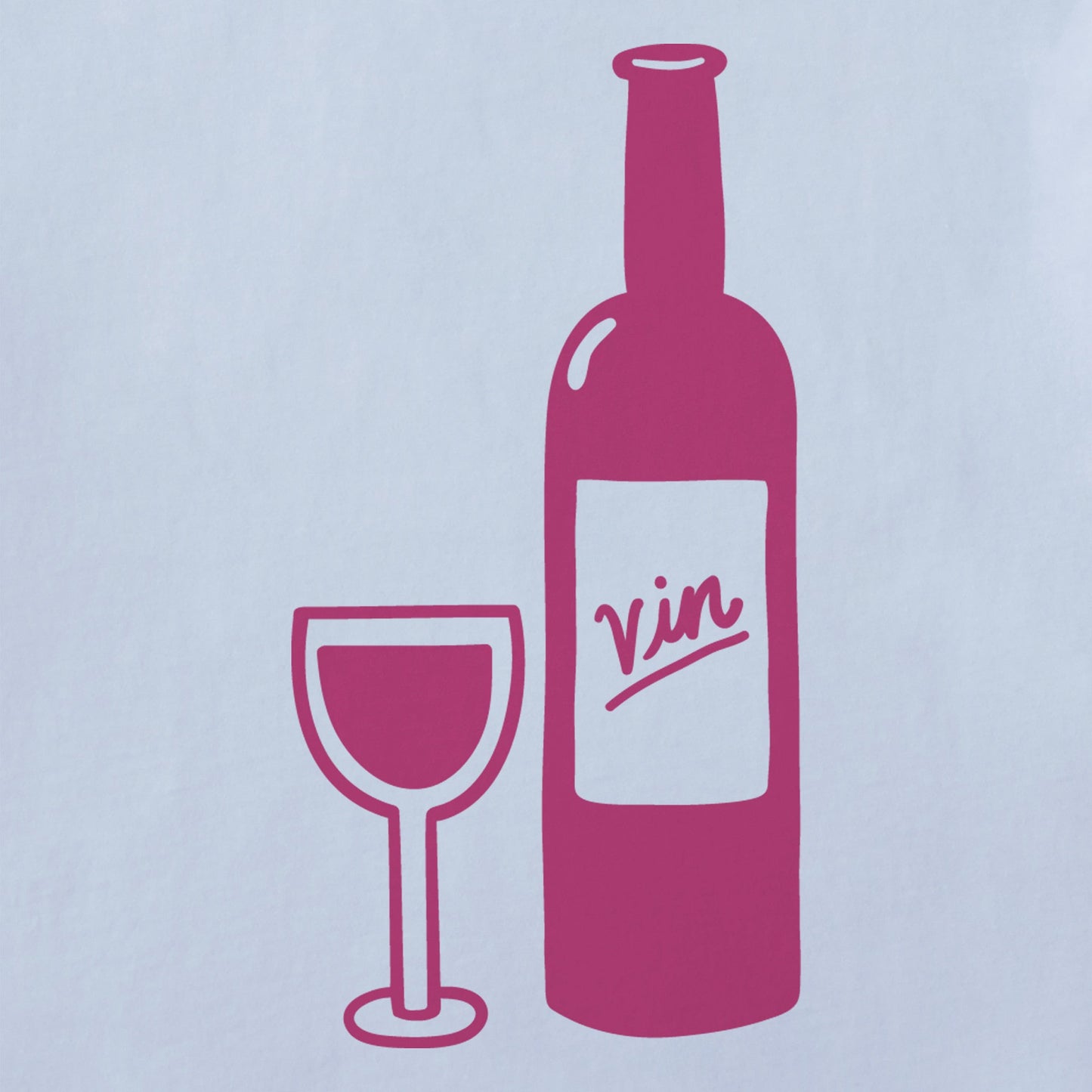 Women's Wine with Glass Short Sleeve Crusher Boxy Tee