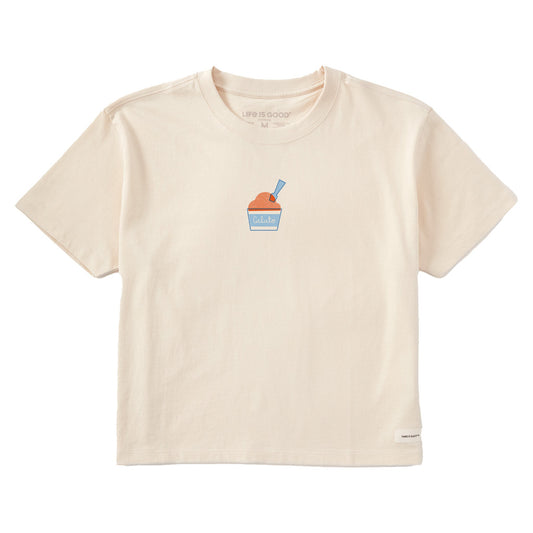 Women's Gelato Cup Short Sleeve Crusher Boxy Tee