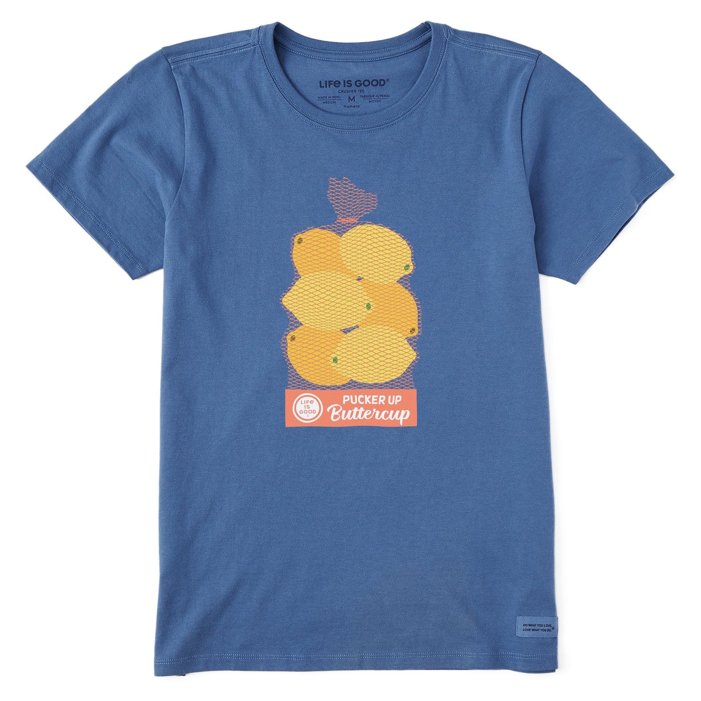 Women's Pucker Up Buttercup Lemons Short Sleeve Tee
