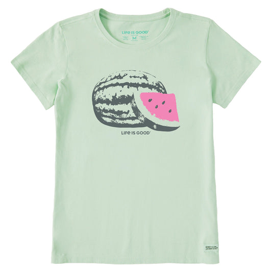 Women's Watermelon Slice Short Sleeve Crusher Tee
