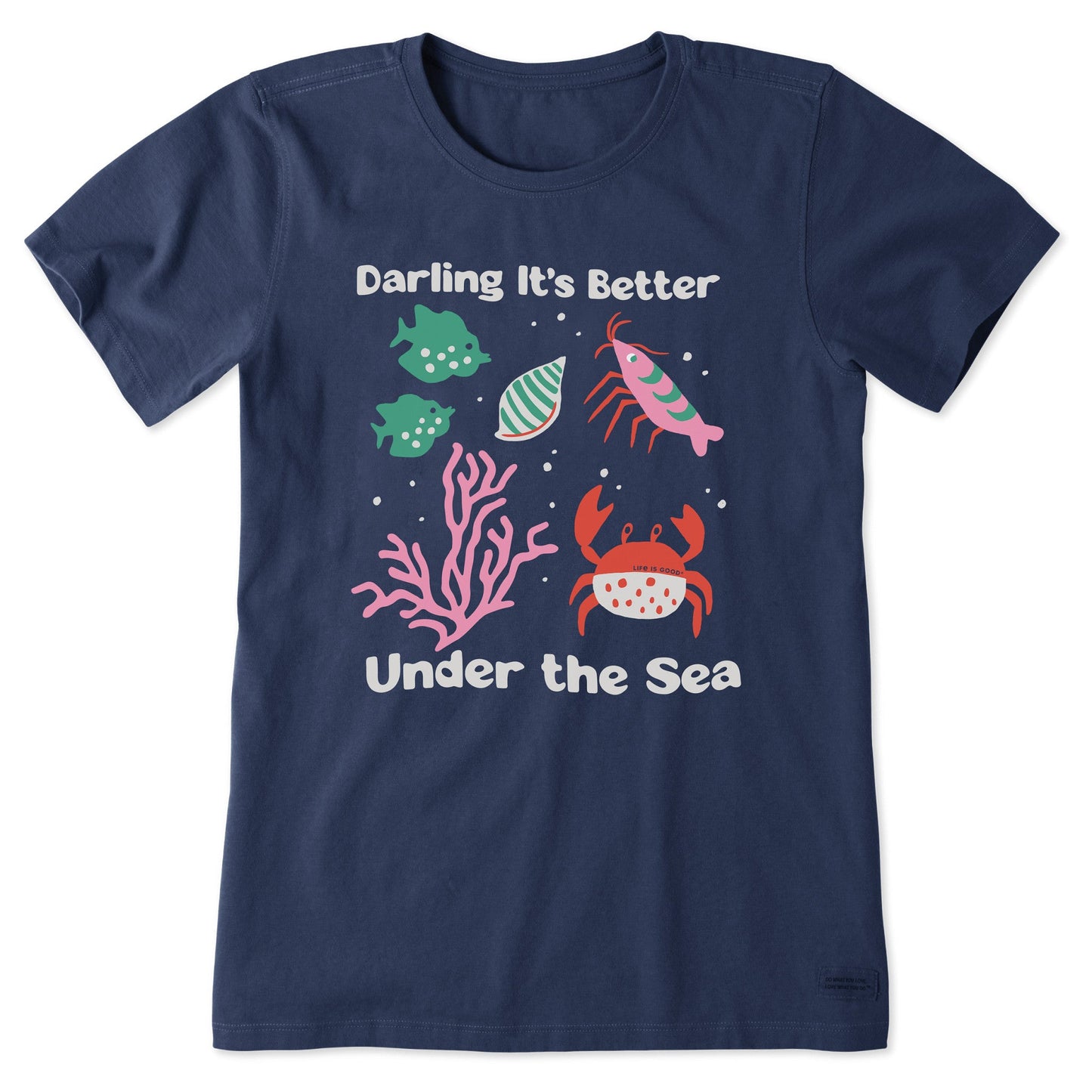 Women's Darling It's Better Under the Sea Short Sleeve Tee