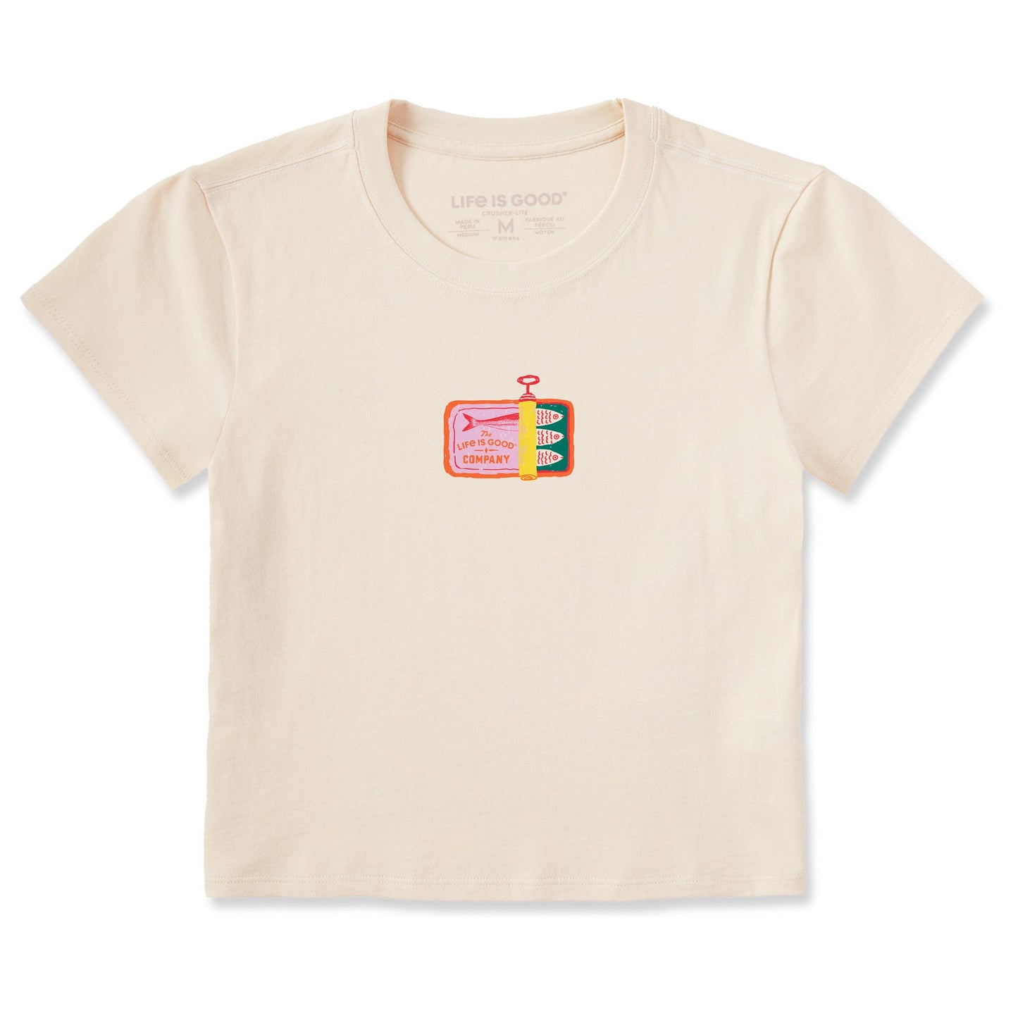 Women's Sardine Tin Crusher-LITE Shrunken Tee