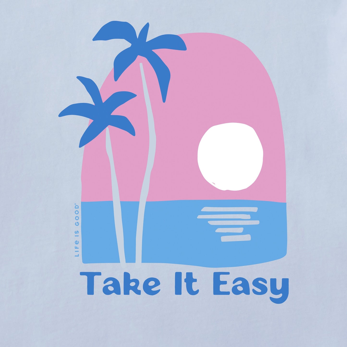Women's Take it Easy Palms Short Sleeve Crusher Boxy Tee