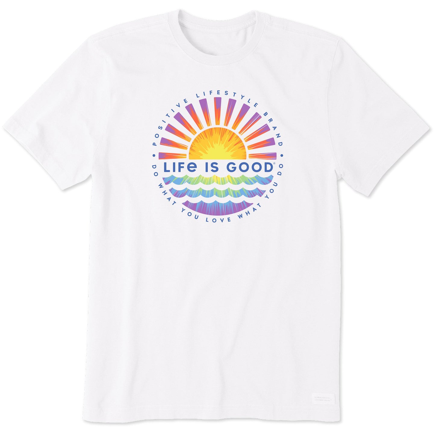 Men's Tie Dye Sunset Burst Short Sleeve Tee