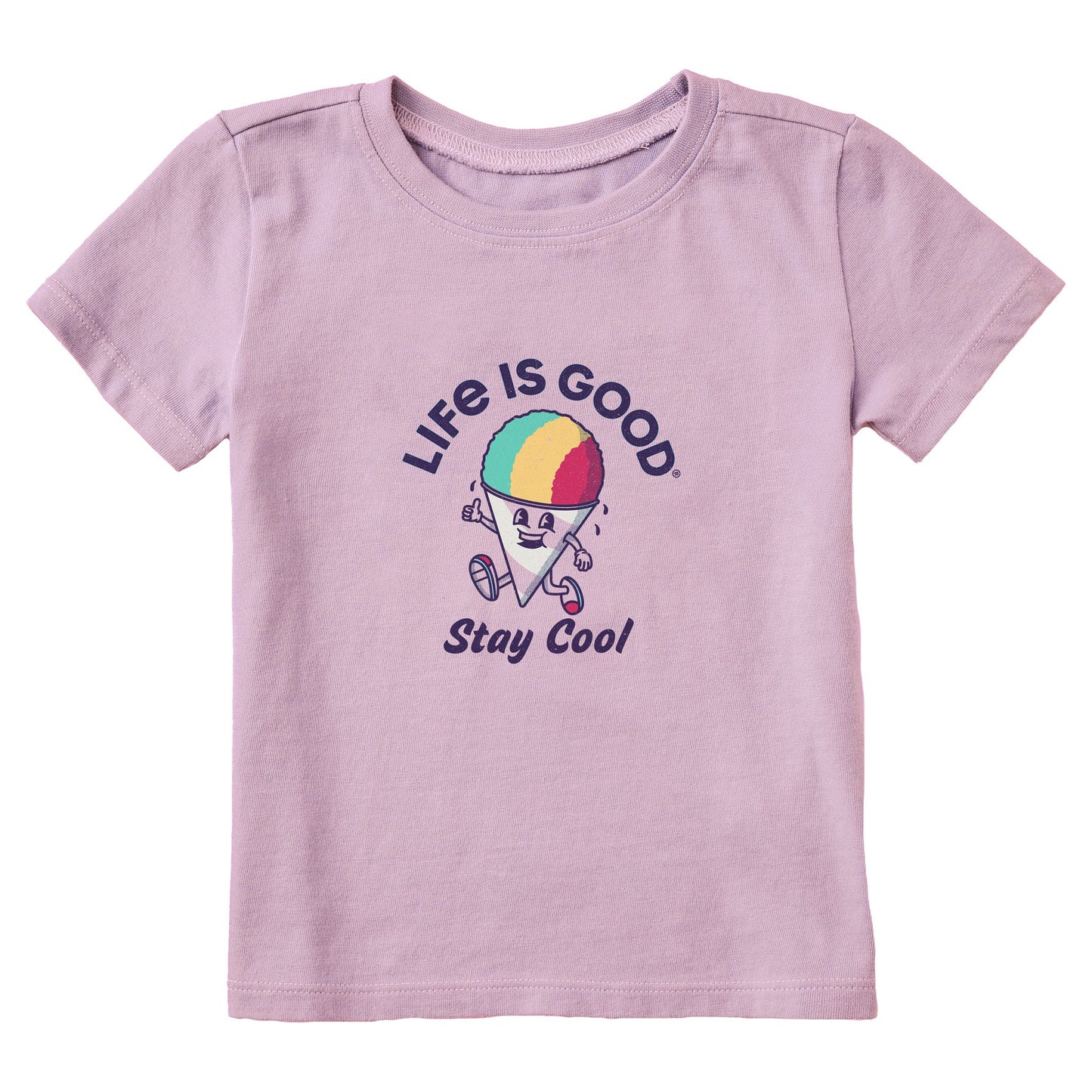 Toddler Snow Cone Stay Cool Short Sleeve Crusher Tee