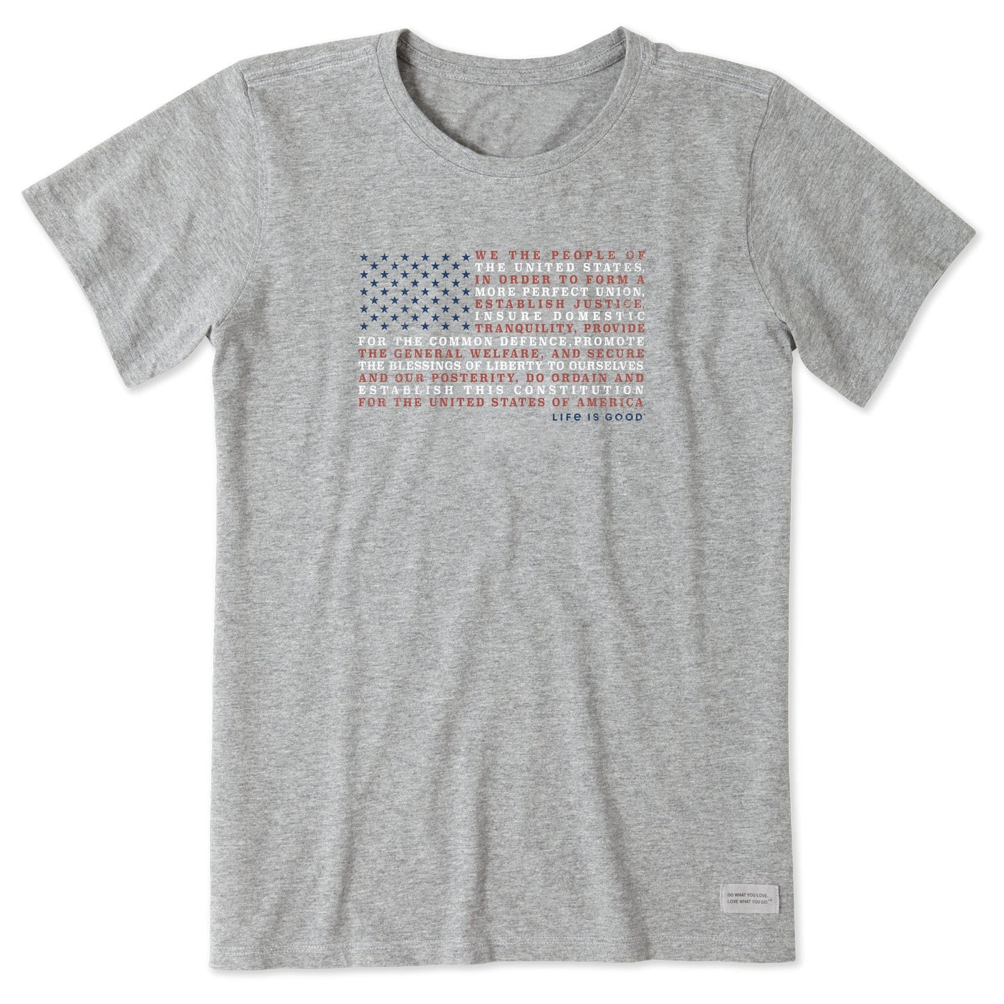 Women's Constitution Flag Short Sleeve Tee