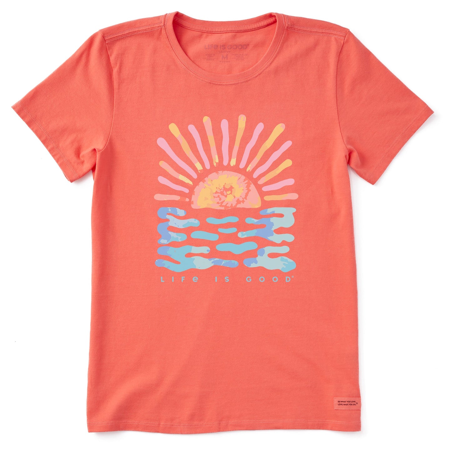Women's Sun Water Tie Dye Short Sleeve Tee