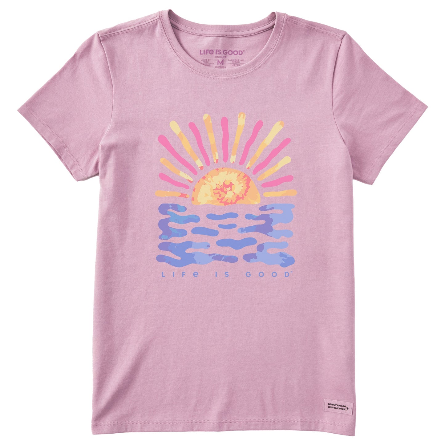 Women's Sun Water Tie Dye Short Sleeve Tee