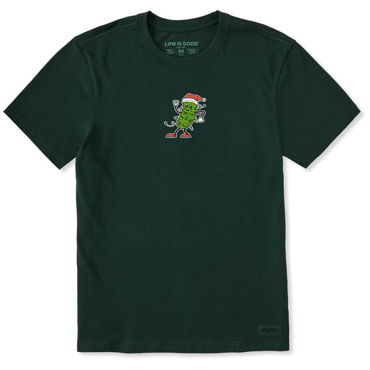 Men's Christmas Pickle Short Sleeve Crusher Tee
