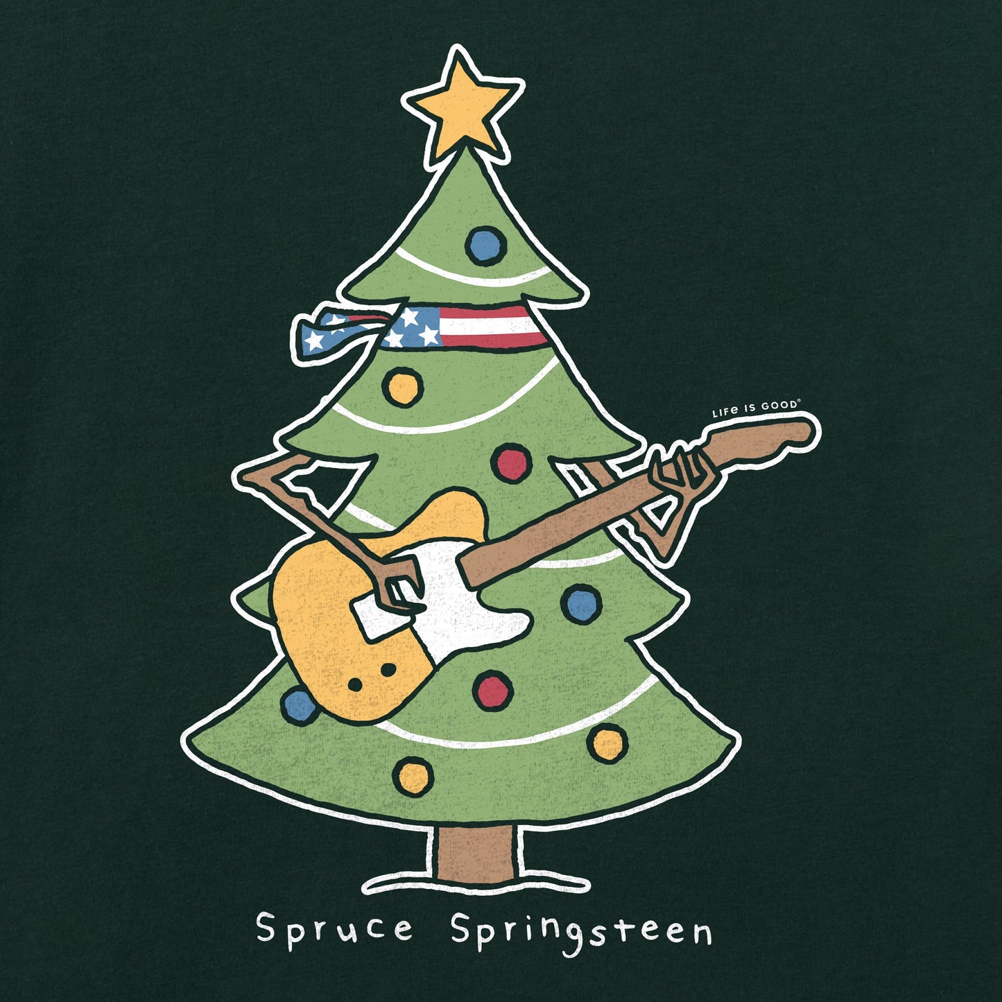 Men's Spruce Springsteen Short Sleeve Crusher Tee