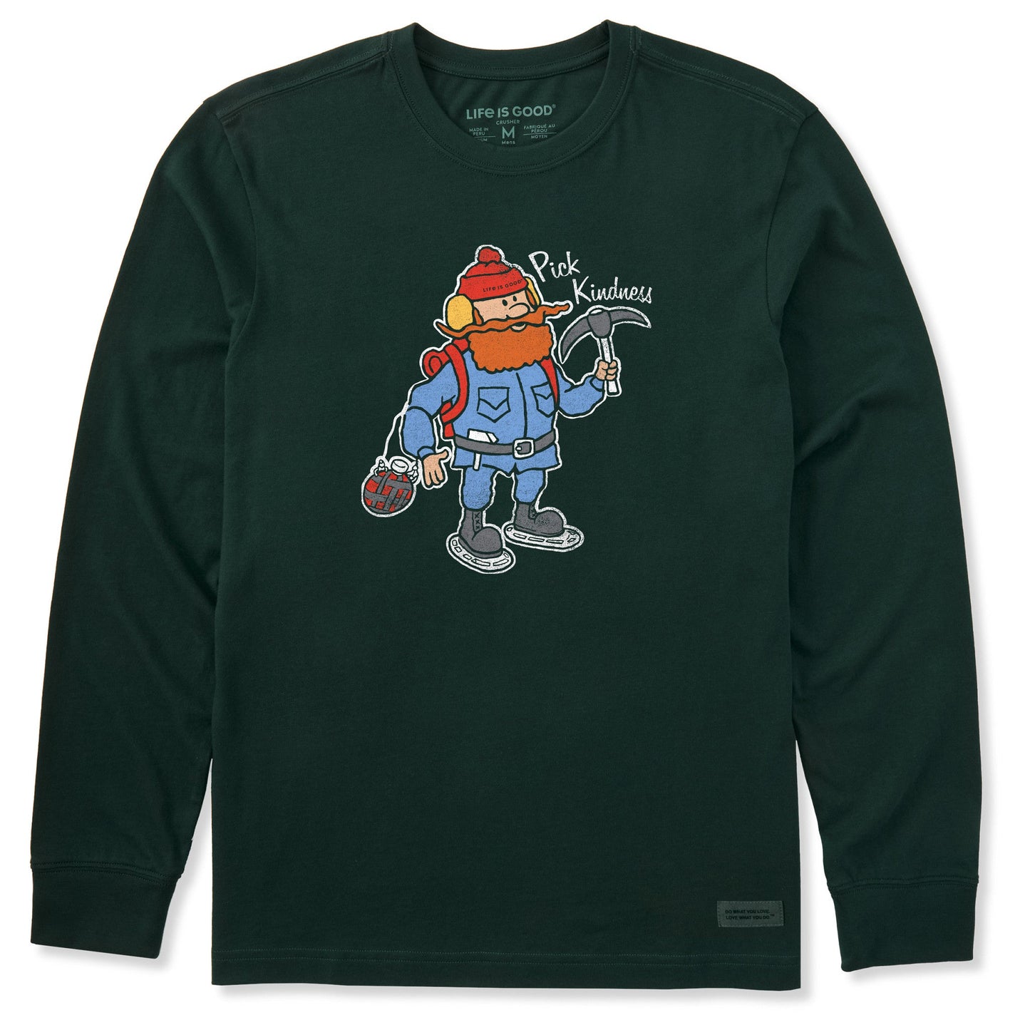 Men's Pick Kindness Cornelius Long Sleeve Crusher Tee