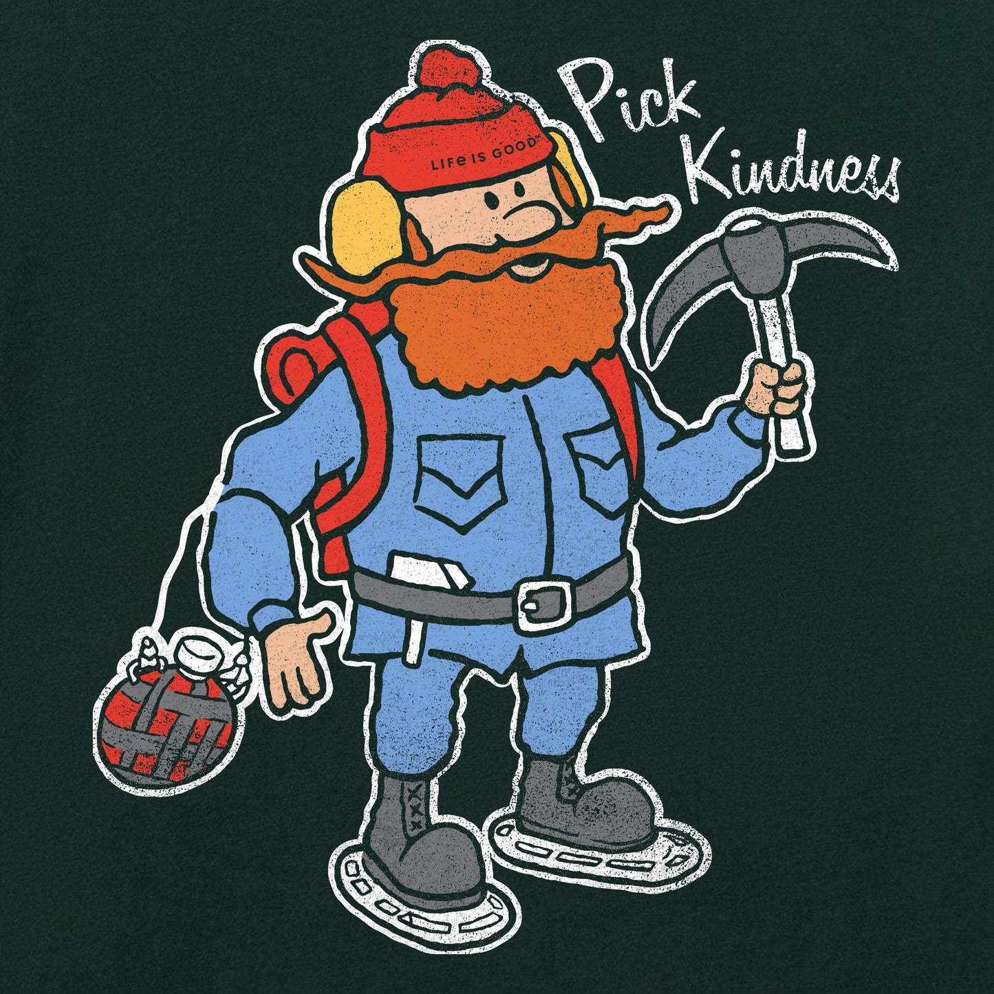 Men's Pick Kindness Cornelius Long Sleeve Crusher Tee