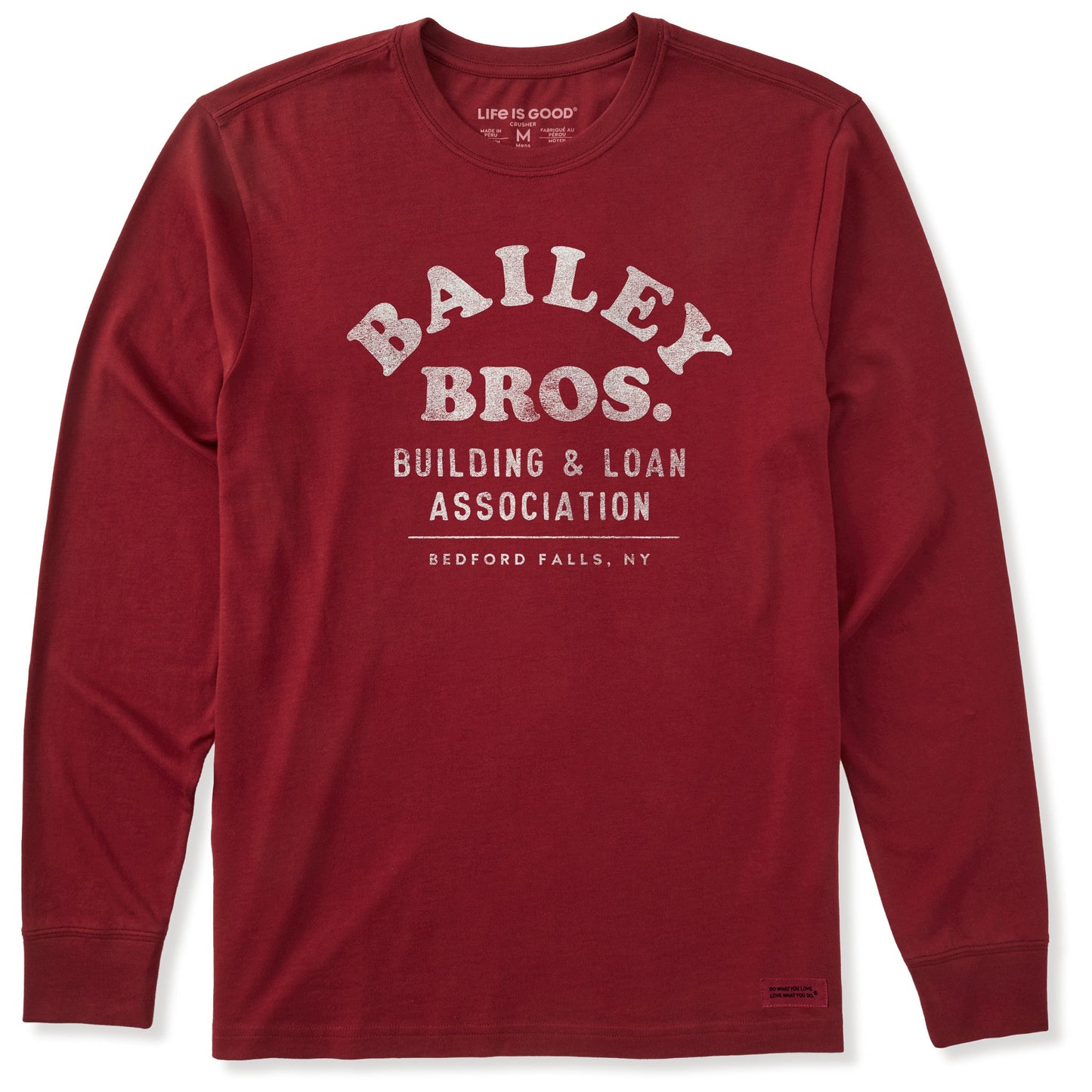 Men's Bailey Bros. Building & Loan Assoc. Long Sleeve Crusher Tee