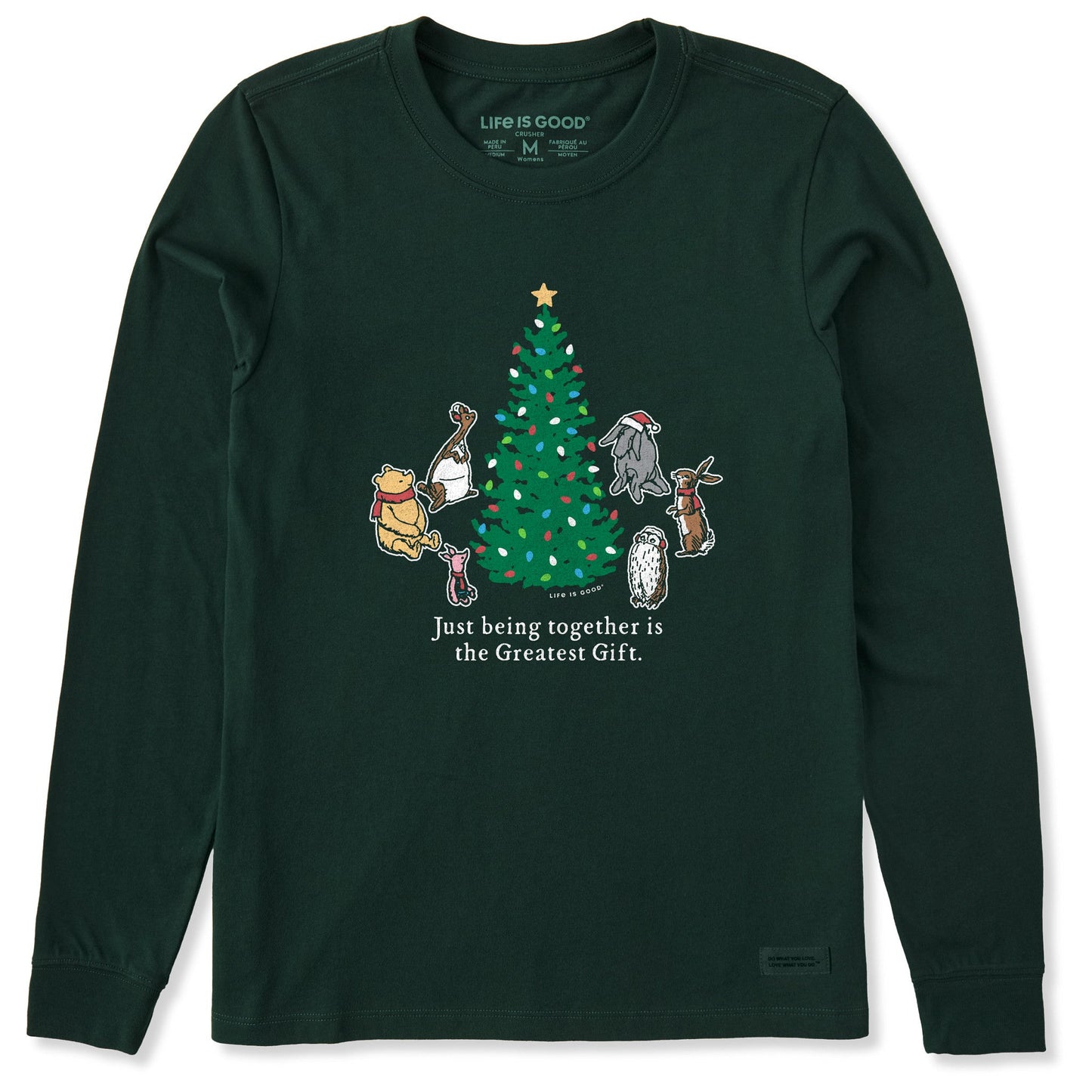 Women's Greatest Gift Winnie & Friends Long Sleeve Crusher Tee