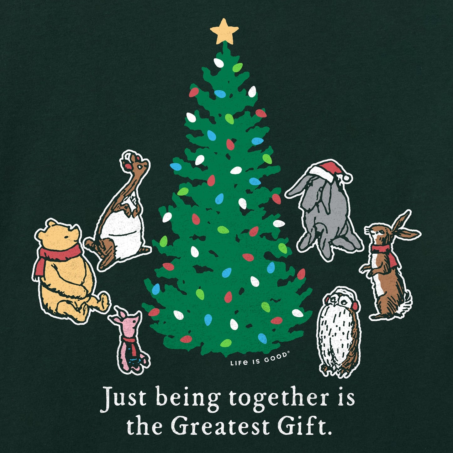 Women's Greatest Gift Winnie & Friends Long Sleeve Crusher Tee