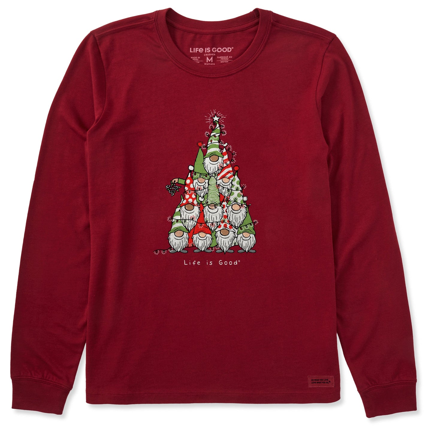 Women's Gnome Tree Long Sleeve Crusher Tee