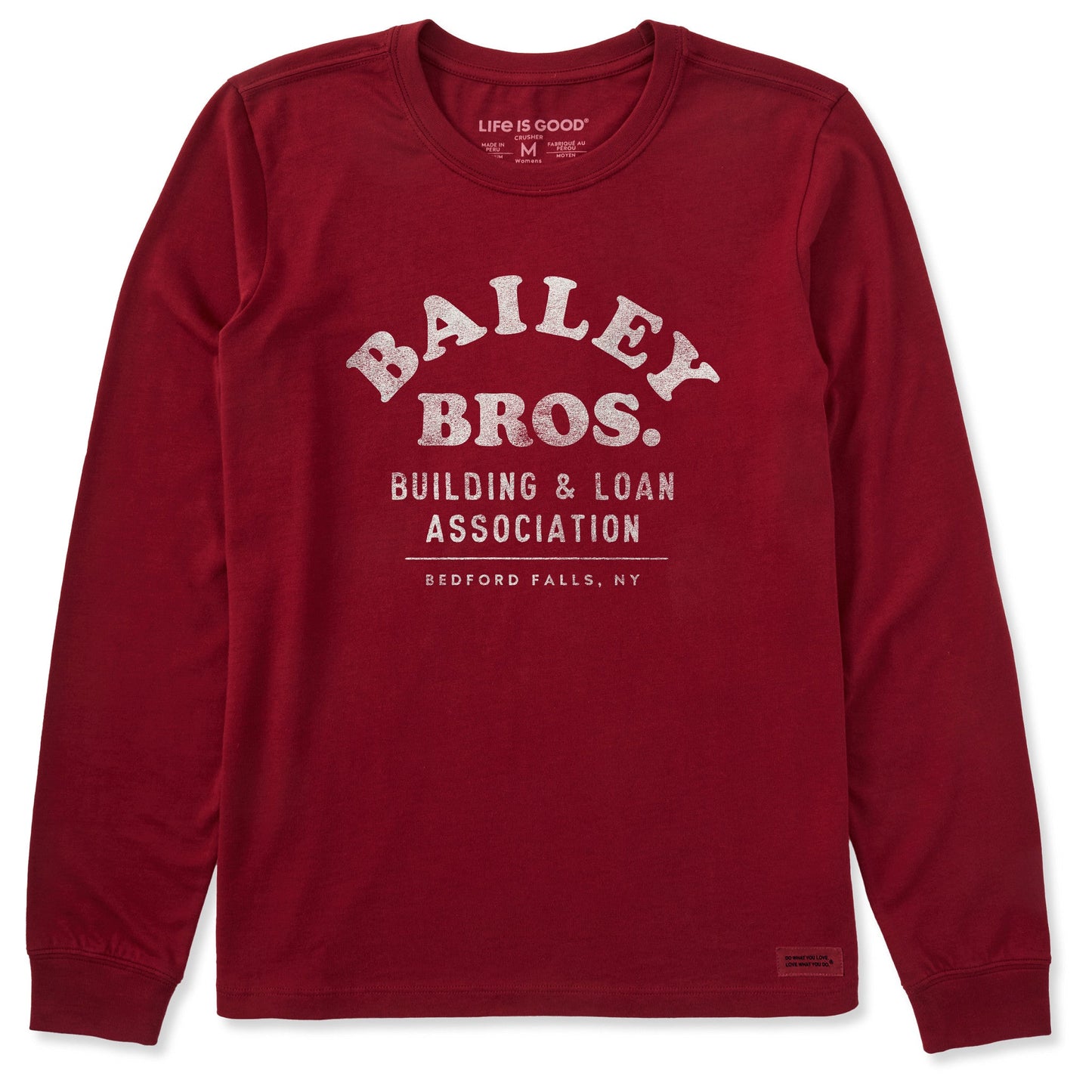 Women's Bailey Bros. Building & Loan Assoc. Long Sleeve Crusher Tee