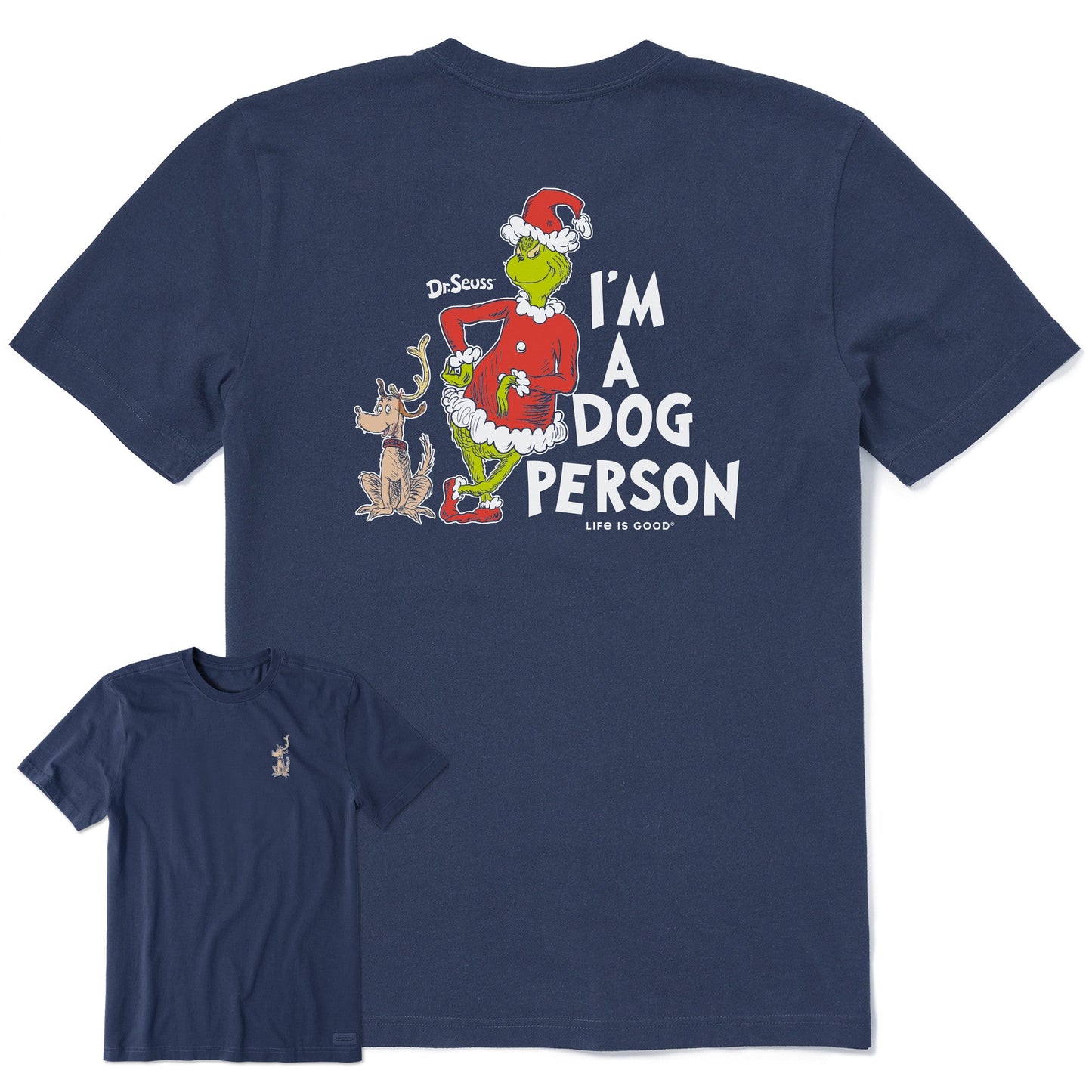Men's I'm a Dog Person Grinch Short Sleeve Crusher Tee