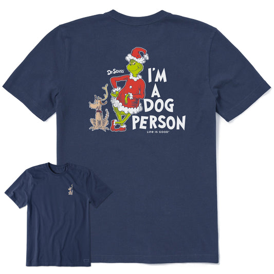 Men's I'm a Dog Person Grinch Short Sleeve Crusher Tee