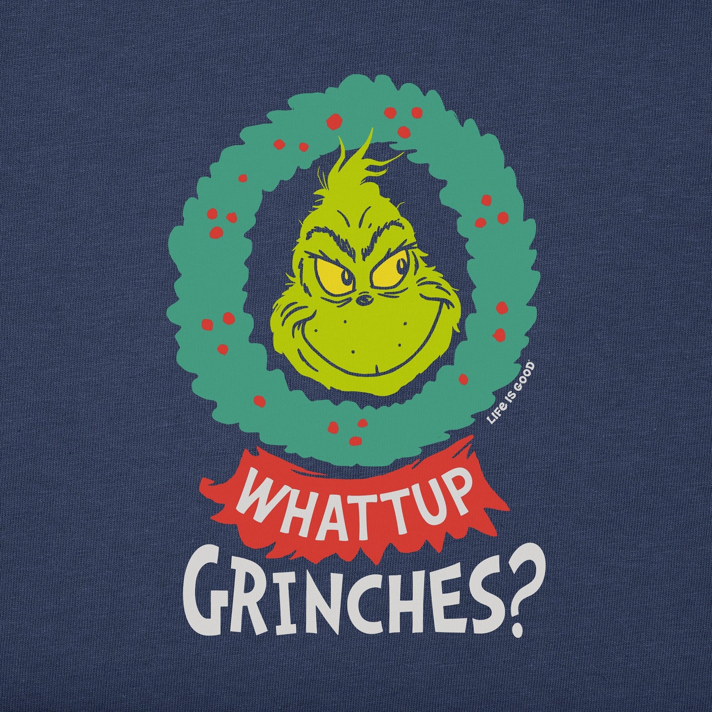 Women's Whattup Grinches Short Sleeve Crusher Boxy Tee