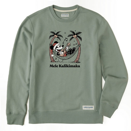 Men's Mele Kalikimaka Willie Simply True Fleece Crew