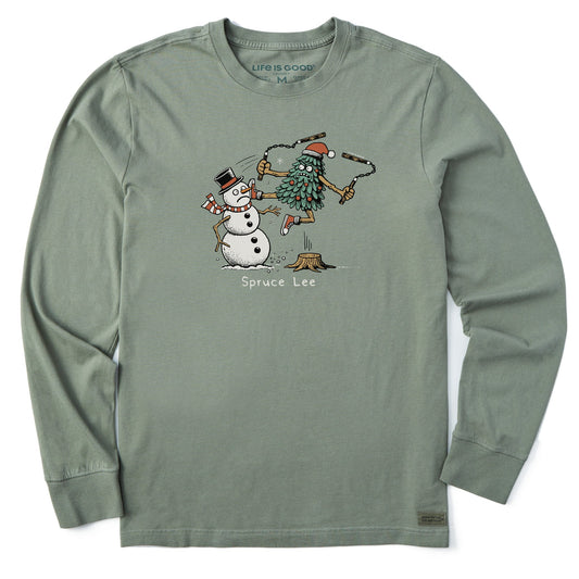 Men's Spruce Lee Long Sleeve Crusher Tee