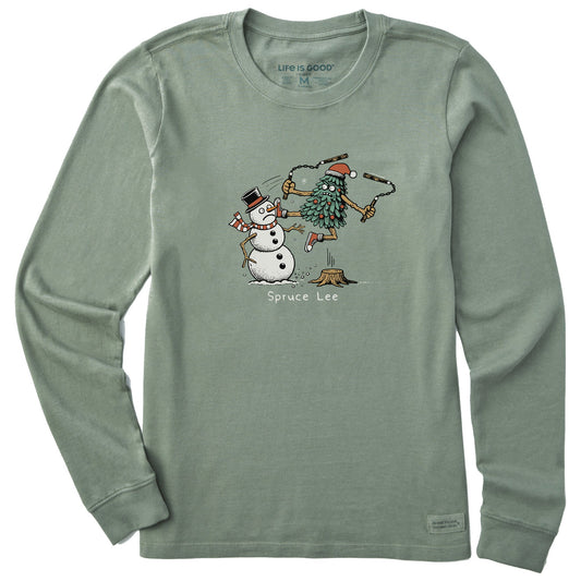 Women's Spruce Lee Long Sleeve Crusher Tee