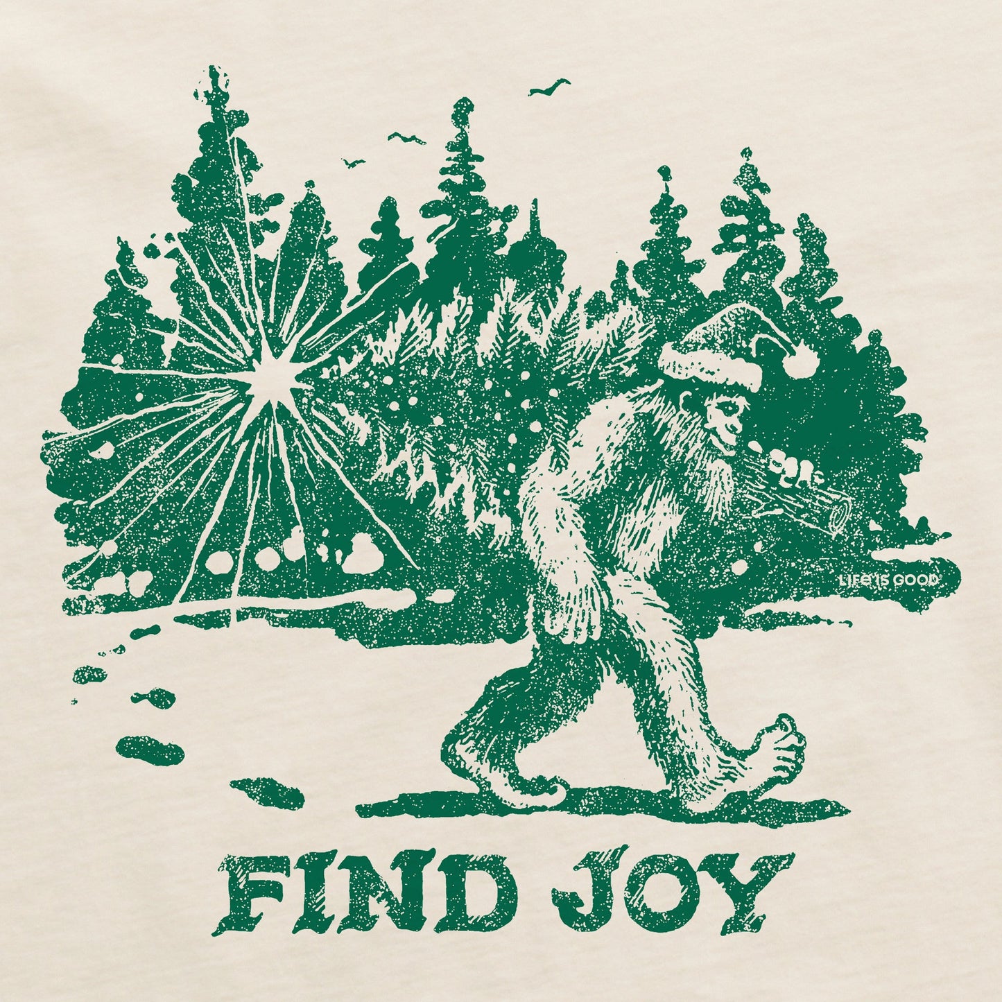 Women's Find Joy Sasquatch Short Sleeve Crusher Tee