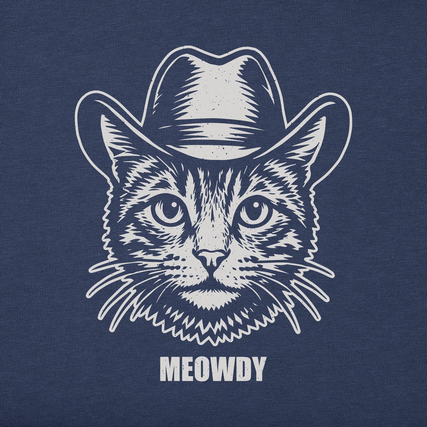 Men's Bert's Meowdy Cat Short Sleeve Crusher Tee