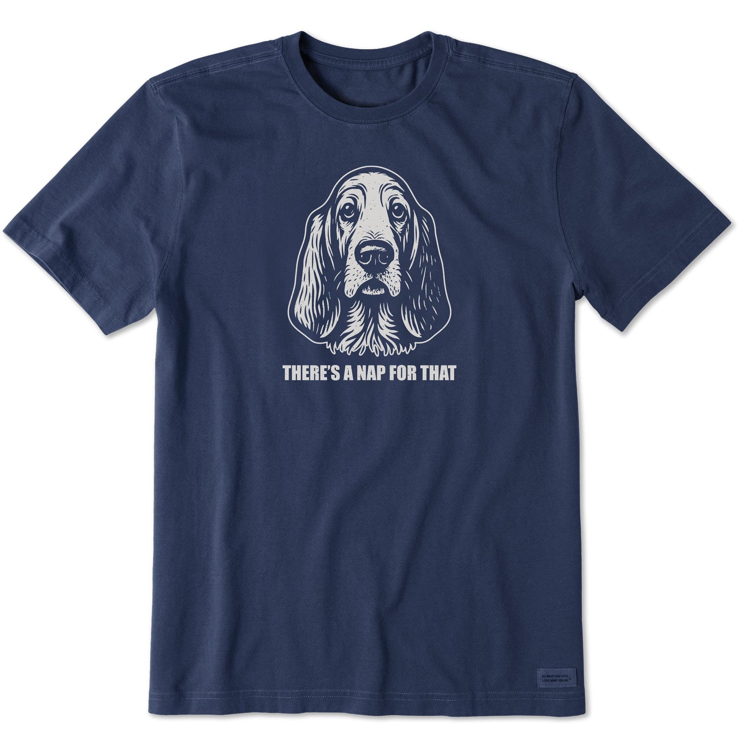Men's Bert's Nap for That Basset Short Sleeve Crusher Tee