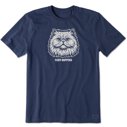 Men's Bert's Fluff Happens Persian Short Sleeve Crusher Tee